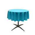 48" Solid Round Tablecloth - Over Lay Round Table Cover for Events Available in Different Sizes