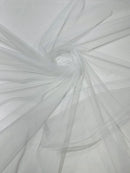 Illusion Mesh Sheer Fabric - White - 60" Wide Illusion Mesh Fabric Sold By The Yard