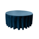 96" Round Drape Solid Tablecloth - Round Full Table Cover 3 Part Stitched Available in 84 Colors