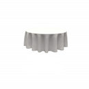 84" Round Tablecloth - Solid Polyester Round Full Table Cover Available in Different Colors