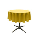 58" Solid Round Tablecloth - Over Lay Round Table Cover for Events Available in Different Sizes