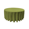90" Round Drape Solid Tablecloth - Round Full Table Cover 3 Part Stitched Available in 84 Colors