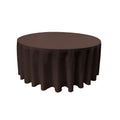 120" Round Drape Solid Tablecloth - Round Full Table Cover 3 Part Stitched Available in 84 Colors