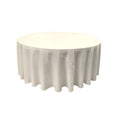 84" Round Drape Solid Tablecloth - Round Full Table Cover 3 Part Stitched Available in 84 Colors