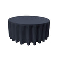 84" Round Drape Solid Tablecloth - Round Full Table Cover 3 Part Stitched Available in 84 Colors