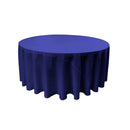 96" Round Drape Solid Tablecloth - Round Full Table Cover 3 Part Stitched Available in 84 Colors