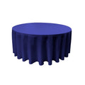 90" Round Drape Solid Tablecloth - Round Full Table Cover 3 Part Stitched Available in 84 Colors