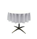 58" Solid Round Tablecloth - Over Lay Round Table Cover for Events Available in Different Sizes