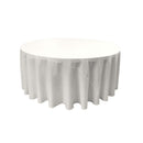 72" Round Drape Solid Tablecloth - Round Full Table Cover 3 Part Stitched Available in 84 Colors