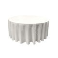 90" Round Drape Solid Tablecloth - Round Full Table Cover 3 Part Stitched Available in 84 Colors