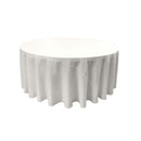 90" Round Drape Solid Tablecloth - Round Full Table Cover 3 Part Stitched Available in 84 Colors