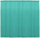 10 ft. Wide X 8 ft. Tall Curtain Polyester Backdrop High Quality Drape Rod Pocket [Pick A Color]