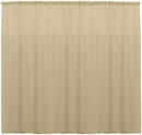 10 ft Wide X 15 ft Tall Curtain Polyester Backdrop High Quality Drape Rod Pocket [Pick A Color]