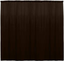 10 ft Wide X 15 ft Tall Curtain Polyester Backdrop High Quality Drape Rod Pocket [Pick A Color]