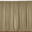 10 Ft. Wide X 9 Ft. Tall Curtain Polyester Backdrop High Quality Drape Rod Pocket [Pick A Color]