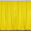 10 ft Wide X 15 ft Tall Curtain Polyester Backdrop High Quality Drape Rod Pocket [Pick A Color]