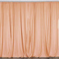 10 ft. Wide X 8 ft. Tall Curtain Polyester Backdrop High Quality Drape Rod Pocket [Pick A Color]