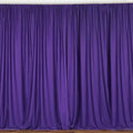 10 ft. Wide X 8 ft. Tall Curtain Polyester Backdrop High Quality Drape Rod Pocket [Pick A Color]