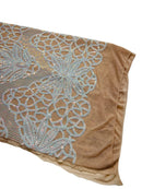 Elegant Floral Leaf Design - Aqua Iridescent