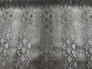 Viper Snake Embossed Vinyl Leather Fabric - 11 COLORS - 52" Sold By The Yard