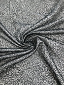 3D Beaded Lace Fabric - Black - Heavy Embroidery Handmade Lace, Beaded Fabric By Yard