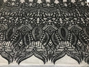 Royalty Sequin Fabric -  4 Way Stretch Royalty Mermaid Design - Pick Color - 25 Yards Roll