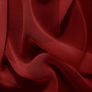Hi Multi Chiffon Fabric - Burgundy,plum, Hunter green,navy