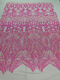 Royalty Sequin Fabric -  4 Way Stretch Royalty Mermaid Design - Pick Color - 25 Yards Roll