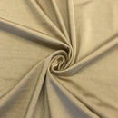 58" Shiny Milliskin Fabric - Champagne - 4 Way Stretch Milliskin Shiny Fabric by The Yard (Pick a Size)