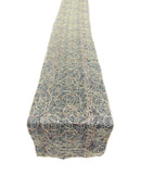 Lace Sequins Table Runner - Champagne - 12" x 90" Lace Design Table Runner for Event Decor