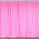 10 x 10 Ft - Hot Pink  - Curtain Polyester Backdrop Drapes Panels with Rod Pocket