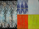 Angel Wing Sequin Design - 4 Way Stretch Wing Patterns Embroidered Sequins Fabric - 25 Yard Roll