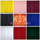 10 ft. Wide X 8 ft. Tall Curtain Polyester Backdrop High Quality Drape Rod Pocket [Pick A Color]