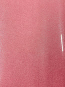 Vinyl Fabric - Dusty Pink Shiny Sparkle Glitter Leather PVC - Upholstery By The Yard