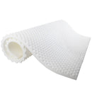 1.5" x 48" x 96" Wall Panel White Egg Crate Sound Proof Acoustic Panel Studio Foam