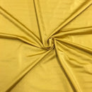 58" Shiny Milliskin Fabric - Gold - 4 Way Stretch Milliskin Shiny Fabric by The Yard (Pick a Size)