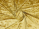 Crushed Velvet Fabric - 60''  Stretch Velvet Solid Fabric for Apparel, Craft, Sewing - By Yard