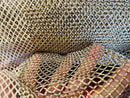 Fish Net Spandex Rhinestone Fabric - Solid Spandex Fish Net Rhinestones Fabric Sold by Yard