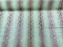 Vinyl Fabric - GREEN Faux Viper Snake Skin Leather Upholstery - 3D Scales - By The Yard