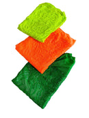 4 Way Stretch Fabric - Green - Sequins Design on Spandex Mesh Fashion Fabric