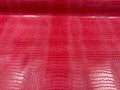 Crocodile Faux Leather Vinyl - 3D Scales Vinyl Crocodile Fabric - Different Colors - Sold By Yard