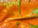 Reversible Sequins - Neon Yellow / Neon Orange - Mermaid Sequins Stretch Fabric By Yard