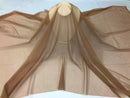 Power Mesh Fabric By The Yard - Skin - Nylon Lycra Spandex 4 Way Stretch Apparel Fabric  58"/60"
