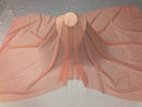 Power Mesh Fabric By The Yard Candy Pink Nylon Lycra Spandex 4 Way Stretch Apparel Fabric  58"/60"