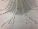 Power Mesh Fabric By The Yard - Off-White - Nylon Lycra Spandex 4 Way Stretch Apparel Fabric  58"/60"