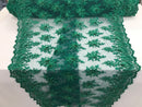 Jade Green Hand Beaded Embroidered Floral Fabric Lace Bridal Wedding Designs By The Yard