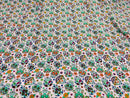 Sugar Skull Print - Lilac - Sugar Skull Day of The Dead Dia De Los Muertos Spandex Fabric By Yard