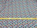 Sugar Skull Print - Lilac - Sugar Skull Day of The Dead Dia De Los Muertos Spandex Fabric By Yard