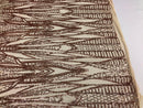 Geometric Line Sequins 4 Way Stretch Fabric - Champagne -  Quality Design Fabric By The Yard