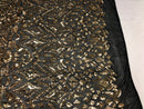 Geometric Patterns 4 Way Stretch Sequins Fabric Gold Shiny Sequins Fashion Design By The Yard